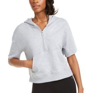 Calvin Klein Quarter-Zip Cropped Hoodie